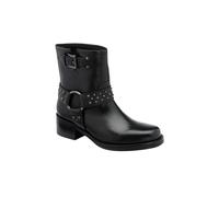 Black Leather 'Bowmont' Ankle Boots Ravel Black 7