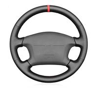 Black Leather Car Steering Wheel Cover for Toyota 4Runner Camry Corolla 1997-2002 Sienna 1998-2003 Tundra 2000 Hand-stitched Car Steering Wheel Cover