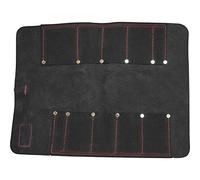 Black Leather Chisel Roll - Personalised - Connell of Sheffield