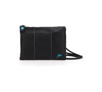 Black Leather Clutch with Adjustable Strap- female- Gabs- Cross Body Bags- Black- ONE SIZE- Bags ONE SIZE