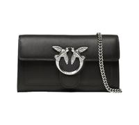 Black Leather Crossbody Bag - female - PINKO - Shoulder Bags - Black - ONE SIZE - Bags ONE SIZE