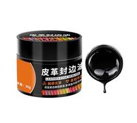 Black leather dye, 30 g colour refresher and protection for long durability, leather colour refresher, against cracks, abrasion, fading on shoes, furniture, bags, seats