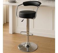 Black Leather Effect Bar Chair | Scala