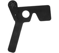 Black Leather Eye Occluder for Optometry Test, Large Coverage