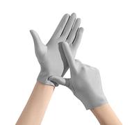 Black Leather Gloves Women Opera Gloves For Women Unisex Ice Sensation Gloves Ice Silk Outdoor Fishing Riding Gloves Black Gloves Kids Costume Black Long Dress Gloves (Grey, One Size)