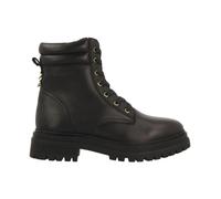 Black Leather Military Style Boots - female - Gioseppo - Lace-up Boots - Black - 5 UK - Shoes 5 UK