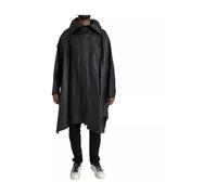 Black Leather Parka Jacket - male - Bottega Veneta - Parkas - Black - M - Coats M
