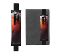 Black Leather Pen Holder Bookmark JKIEGOQ Mars Planet Picture Adjustable Elastic Band 8.3-1.8 inch for notebooks Diaries Hardcover Journal