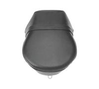 Black Leather Rear Passenger Pillion Seat Pad Cushion Compatible With Sportster 883 1200 XL Iron Motorcycle Models 2007 2012 2013 2014 2015 Aftermarket Replacement