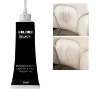 (Black) Leather Repair Kit,Leather Restorer,Leather Repair Patch,Leather Filler,Leather Repair Kit for Sofas,Car Seat ,Cat Scratch Leather Repair