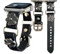 Black Leather slim Brown Star Band Compatible Apple Watch Women 38mm 40mm 41mm 44mm 42mm 46mm 45mm 49mm.Jullstar Starlight Metal Charms Dressy Strap for iphone Watch Series Ultra SE 10 9 8 7 6 5 4 3 2