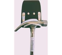 Black Leather Steel Hammer Holder Steel Saddle BBI for Scafffolding Tool Belt