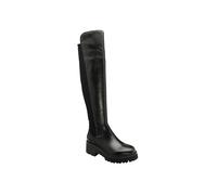 Black Leather 'Thornton' Knee-High Boots Ravel Black 4