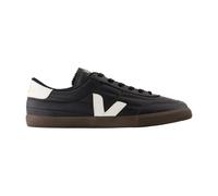 Black Leather Trainers - Panenka Style- male- Veja- Sneakers- Black- 10 UK- Shoes 10 UK