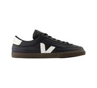 Black Leather Trainers - Panenka Style- male- Veja- Sneakers- Black- 4 UK- Shoes 4 UK