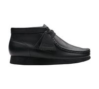 Black Leather Wallabee Kids Boots- unisex- Clarks- Kids Boots- Black- 32 EU- Kids 32 EU
