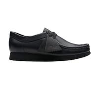 Black Leather Wallabee Kids Boots- unisex- Clarks- Kids Shoes- Black- 33 EU- Kids 33 EU