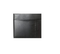 Black Leather Wallet with Card Holder - male - Piquadro - Wallets & Cardholders - Black - ONE SIZE - Accessories ONE SIZE
