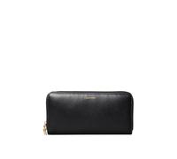 Black Leather Wallet with Zip Closure - female - Calvin Klein - Wallets & Cardholders - Black - ONE SIZE - Accessories ONE SIZE