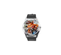 Black Leather Watch for Crash Bandicoot Fans