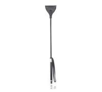 Black Leather Whip Horse Crop Widened Head BDSM Spanking Paddle Flogger Slave Bondage Restraints Sex Toys for Couples Black 53cm One Size