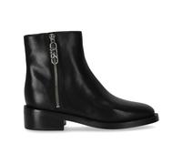 Black Leather Zip Ankle Boot - female - Michael Kors - Ankle Boots - Black - 5 1/2 UK - Shoes 5 1/2 UK