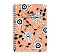 Black Leaves and Branches Diary 2026 A5 To Do List Notebook Daily Notebook Diaries for Women A5 Weekly Planner for School Week To View Monthly Year Diary Planner with Dotted Line Note Page Slim