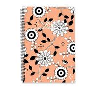 Black Leaves and Branches Diary 2026 A5 To Do List Notebook Personal Organiser Diaries for Women Journal Diary for Christian Week To View Monthly Year Planner with Dotted Line Note Page Slim