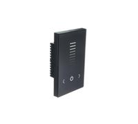 (Black) LED 1 Key Brightness Touch Dimmer Controller Adjustment Switch For Strip Light Lamp DC5-24V