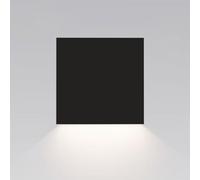 Black LED Geometry Wall Sconce, Metal Modern Nordic Wall Light Fixture for Indoor, Bedroom Bedside Living Room Hallway Dining Room Rectangle Wall Lamps - 3000K Warm Light