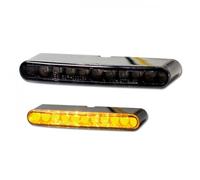 Black LED Mini Micro Blinkers Adhesive Installation Stripe
