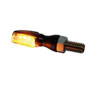 Black LED Turn Signals SMD Mini Turn Signal Spark Universal Smoked Indicators