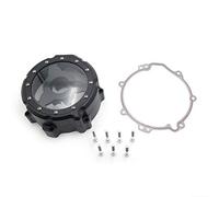 Black Left Engine Stator Cover See Through for Kawasaki 2006-2014 ZX14R ZZR-1400