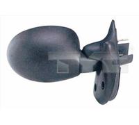 Black Left Side Mirror TYC Fits RENAULT Twingo I 7700834988