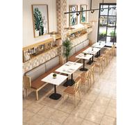 (Black Leg) 60cm Pantheon White Marble Square Dining Table with Gold Legs /Black Legs Bistro, Cafe Restaurant Bistro Table