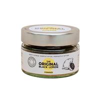 Black Lemon Powder 40g - Authentic Middle Eastern Spice for Cooking, Baking and Drinks - Tangy Citrus Umami Seasoning - Dried Black Lemon Powder for Sauces, Marinades and Desserts