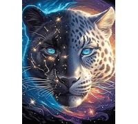 Black Leopard Cub in A Magical Glow 1000 Piece Jigsaw Puzzle for Adults Wildlife Pet Morning Coffee Companion Mindful Start Beautiful Artwork Ideal Birthday Present 1000 PCS