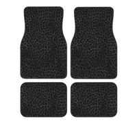 Black Leopard Pattern, Carpet Car Floor Mats,Universal Fit For Cars,Suvs,Trucks