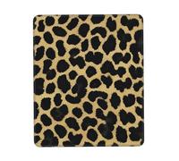Black Leopard Print Mouse Pad, Computer Mouse Mat, Easy Gliding, Durable, Portable, Office&Home, Multiple Sizes