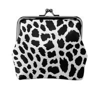 Black Leopard Print Print Versatile Coin Purse Exquisite Mini Wallet Cute Change Pouch for Any Occasion
