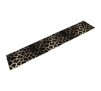 Black Leopard Print Table Runner Seasonal Linen Table Cloth Modern Elegant Kitchen Dining Table Decoration for Indoor Outdoor Home Party Decor 13.4 X 72.4 Inch