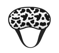 Black Leopard Sleep Masks Silky Eye Cover Soft Satin Blindfold Elastic Strap Night Eye Shade for Women Men