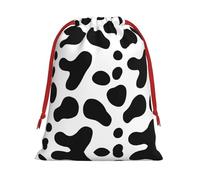 Black Leopard Ultra Soft Velvet Gift Bag, Stylish Design, Preferred For Holidays