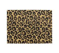 Black Leopard Yellow,500 Pieces Puzzles for Adults-Wooden Jigsaw Puzzle for Adults Elderly