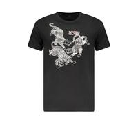 Black Leopards Graphic Tee for Men - male - Cavalli Class - T-Shirts - Black - XL - Tops XL