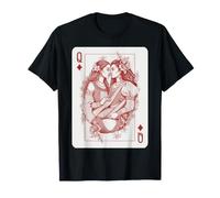 Black Lesbian Queen Diamonds Card African American Melanin T-Shirt