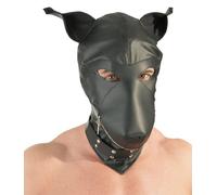 Imitation Leather Dog Mask
