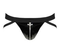 Black Level Vinyl Men's Jock Black XXL