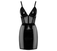 Black Level Vinyl Women's Dress Black L