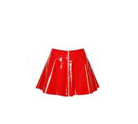 Black Level Women's Vinyl Skirt Red L